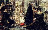 Albert B. Wenzell A Medieval Christmas--The Procession painting